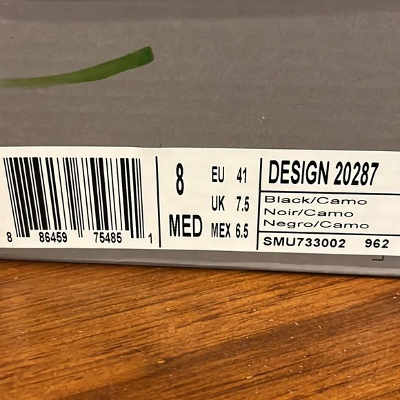 Kenneth Cole Reaction Camo Design 20287 Shoes Sneakers new Mens Size 8